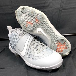 NEW Nike Force Zoom Trout 6 Wolf Grey Baseball Cleats - Mens sz 11.5  AT3464 002